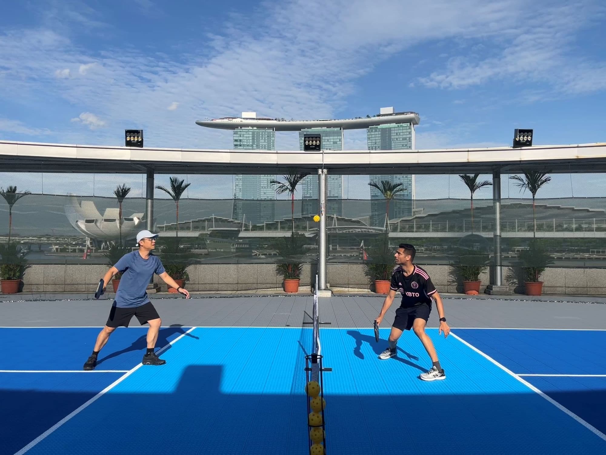 Singapore Hotels Convert to Pickleball, Pad Up Urban Playgrounds