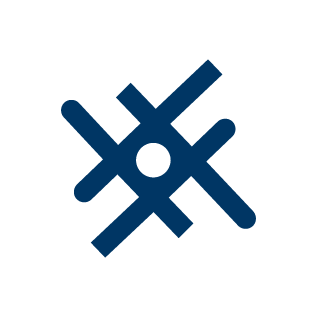 Logomark — navy variant on light